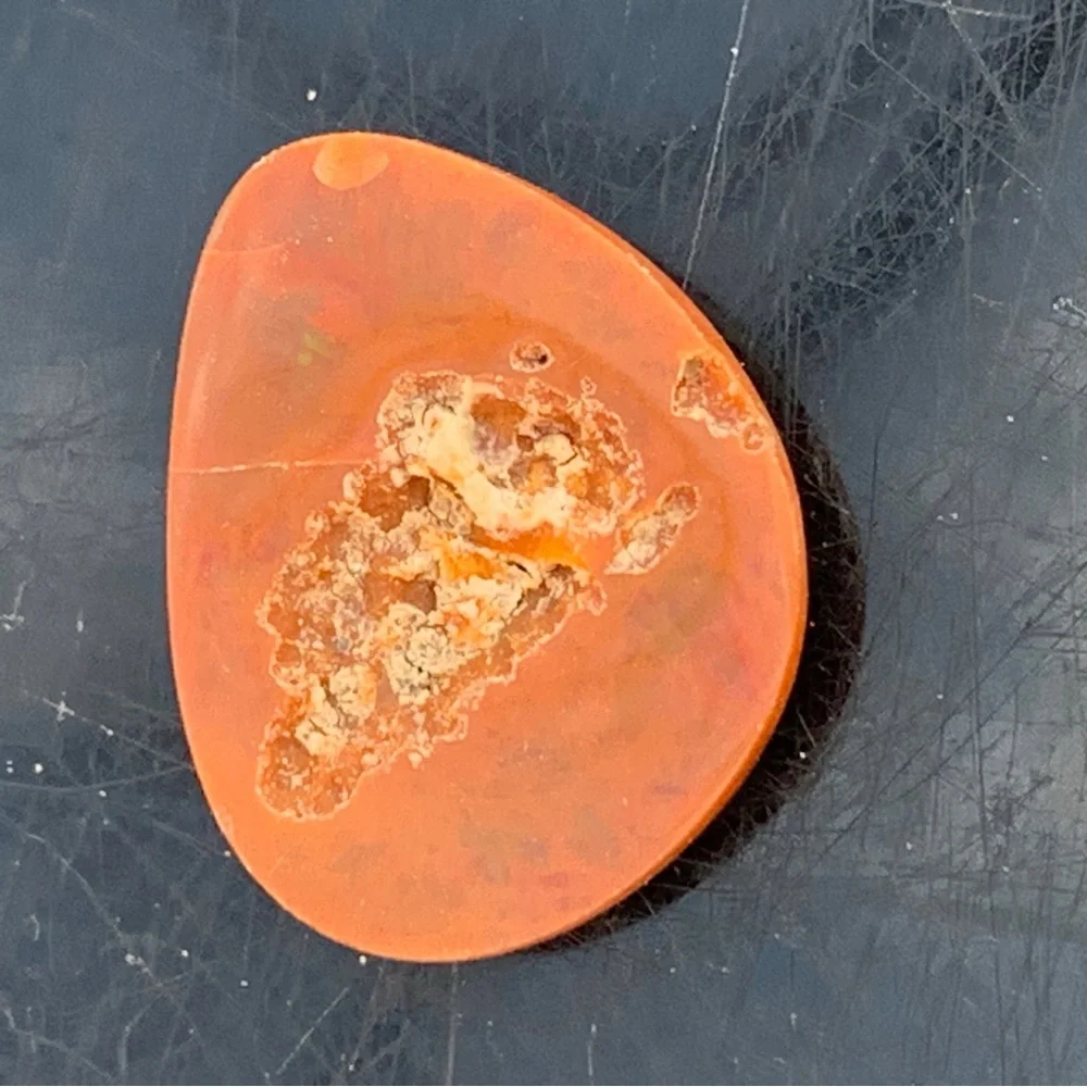 4.54 Ct Rare Natural Ethiopian Mezezo Shewa Chocolate Fire Opal - Picture 15 of 17
